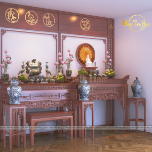 Phòng Thờ Gia Tiên & thờ Phật mã PTTP60