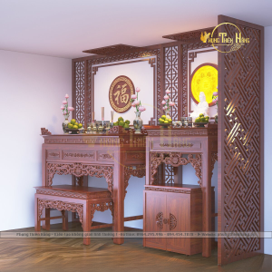 Phòng Thờ Gia Tiên & thờ Phật mã PTTP63